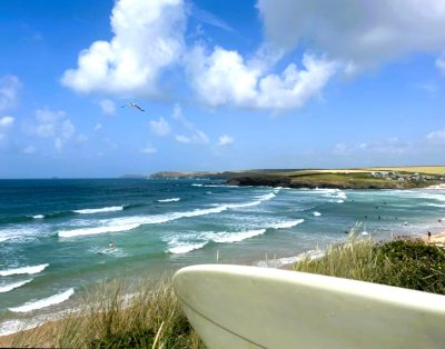 Luxury caravan 310 at Harlyn Sands Park with amazing sea views